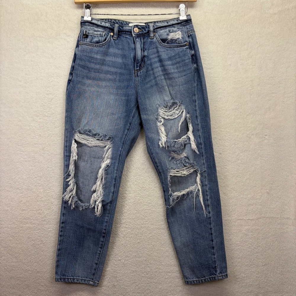 KanCan Ruby High Rise Boyfriend Distressed Size 5 26